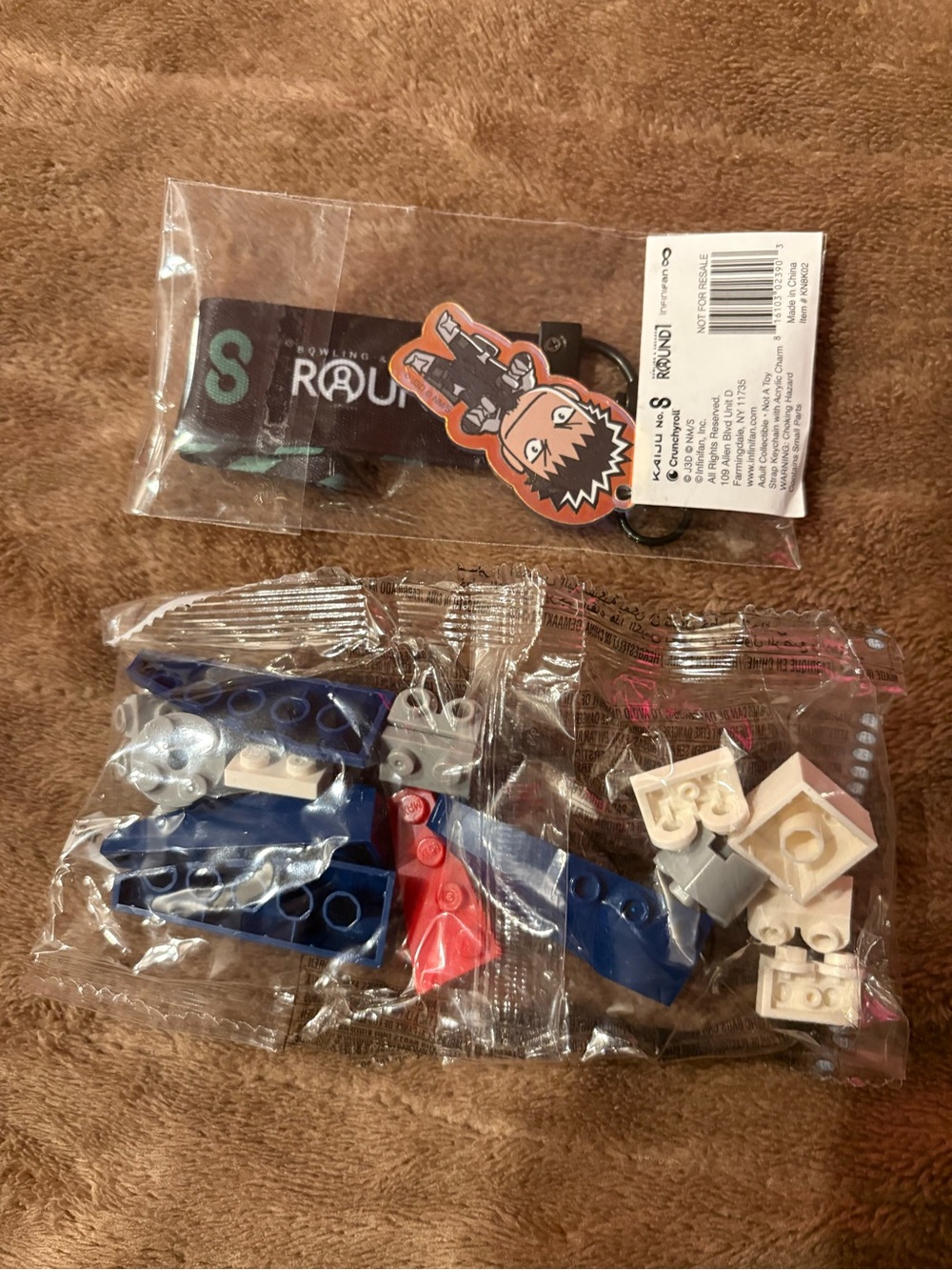 Kids Toy Building Set Pieces with Blue and Red Bricks - Unknown Brand
